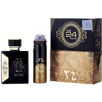 Perfume Unisex Ard Al Zaafaran Oud 24 Hours Edp Spray 100 Ml&deodorante 50 - 1