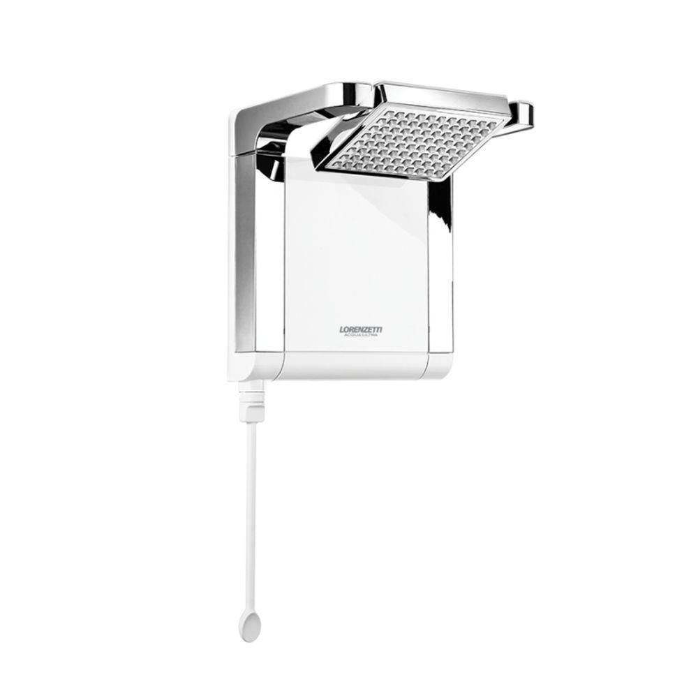 Ducha Acqua Star Branco Com Cromado 7800W Lorenzetti 220V - 1