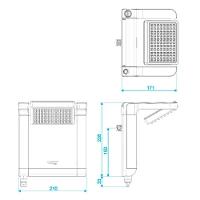Ducha Acqua Star Branco Com Cromado 7800W Lorenzetti 220V - 4