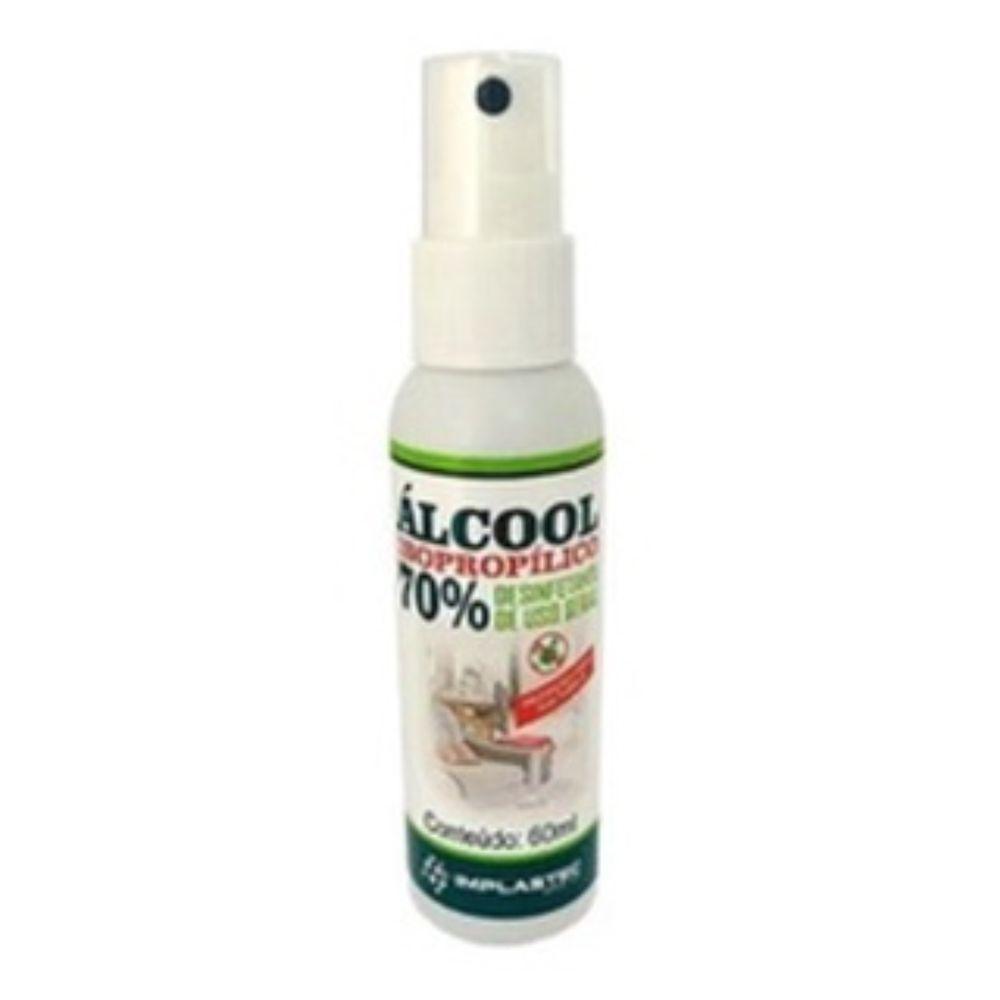Alcool Isopropilico 70% 60ml Implastec1 Unidade - 3