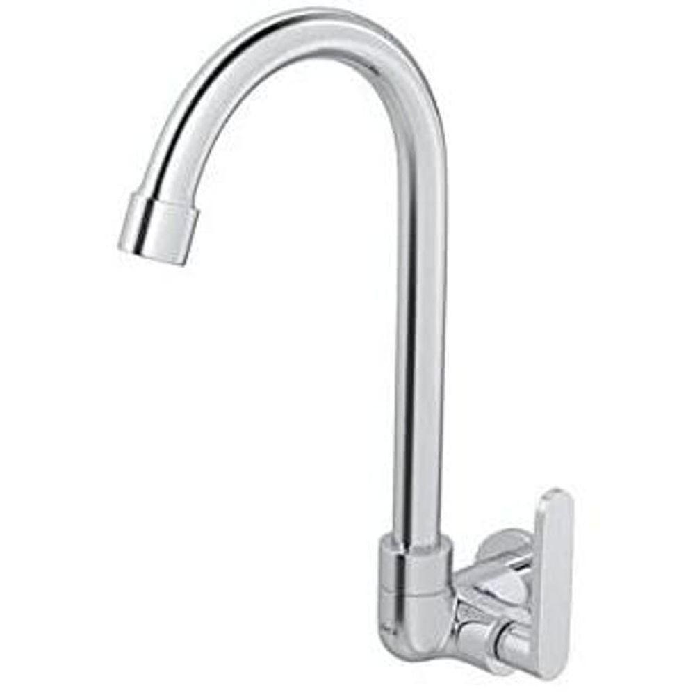 Torneira De Parede Para Cozinha Bica Móvel Dn15/20 Flex Plus Cromado - 1