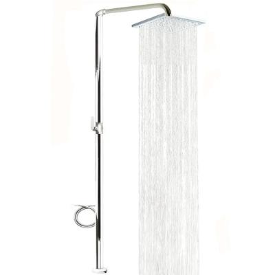 Ducha Tubular Em Aço Inox 2 Polegadas Com Chuveiro - Sodramar