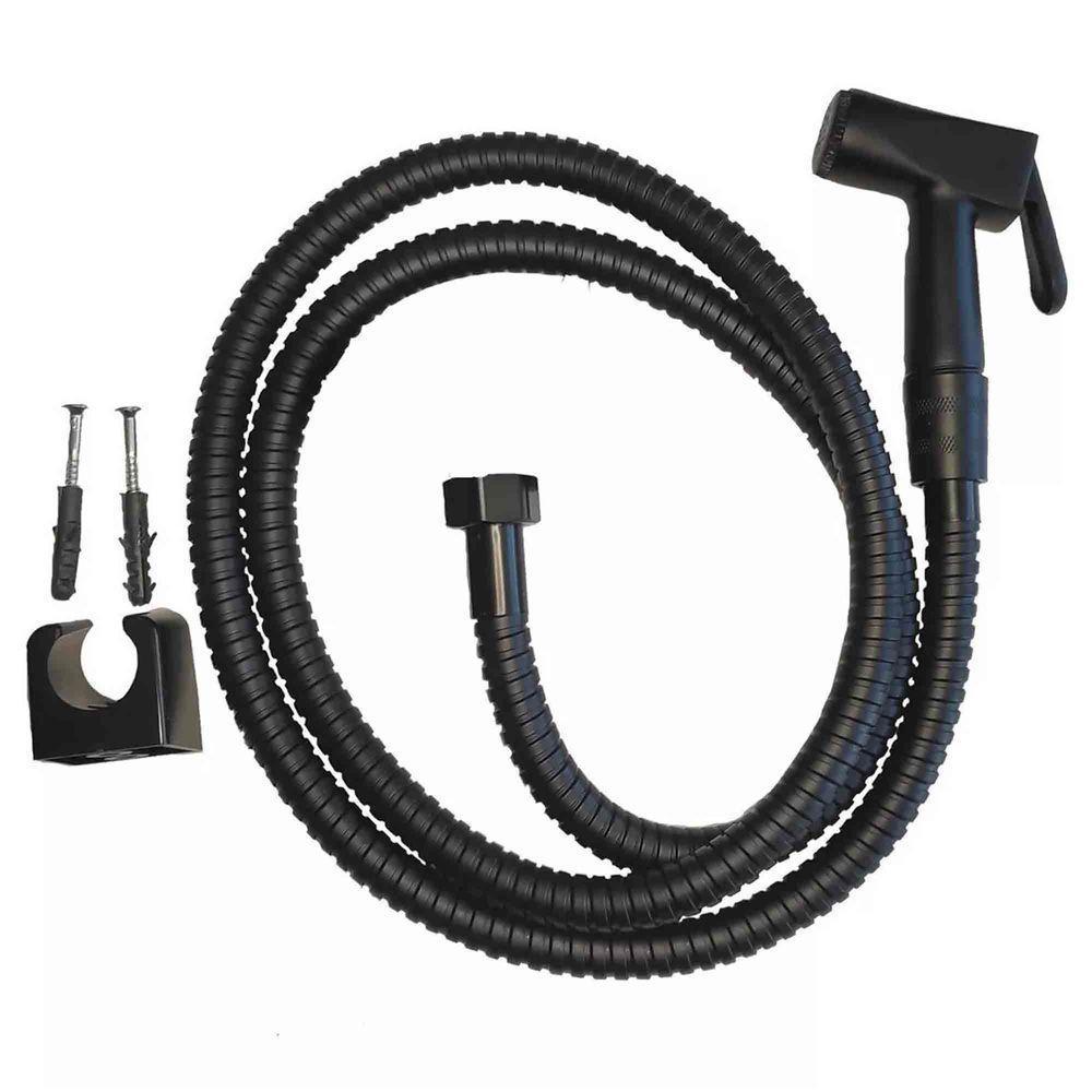 Ducha Higienica Fosco Chuveirinho Flexivel Mangueira Banheiro Suporte Box Casa Completa Lavabo - 4