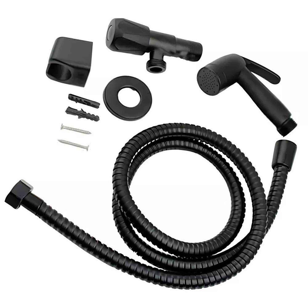 Ducha Higienica Fosco Chuveirinho Flexivel Mangueira Banheiro Suporte Box Casa Completa Lavabo - 5