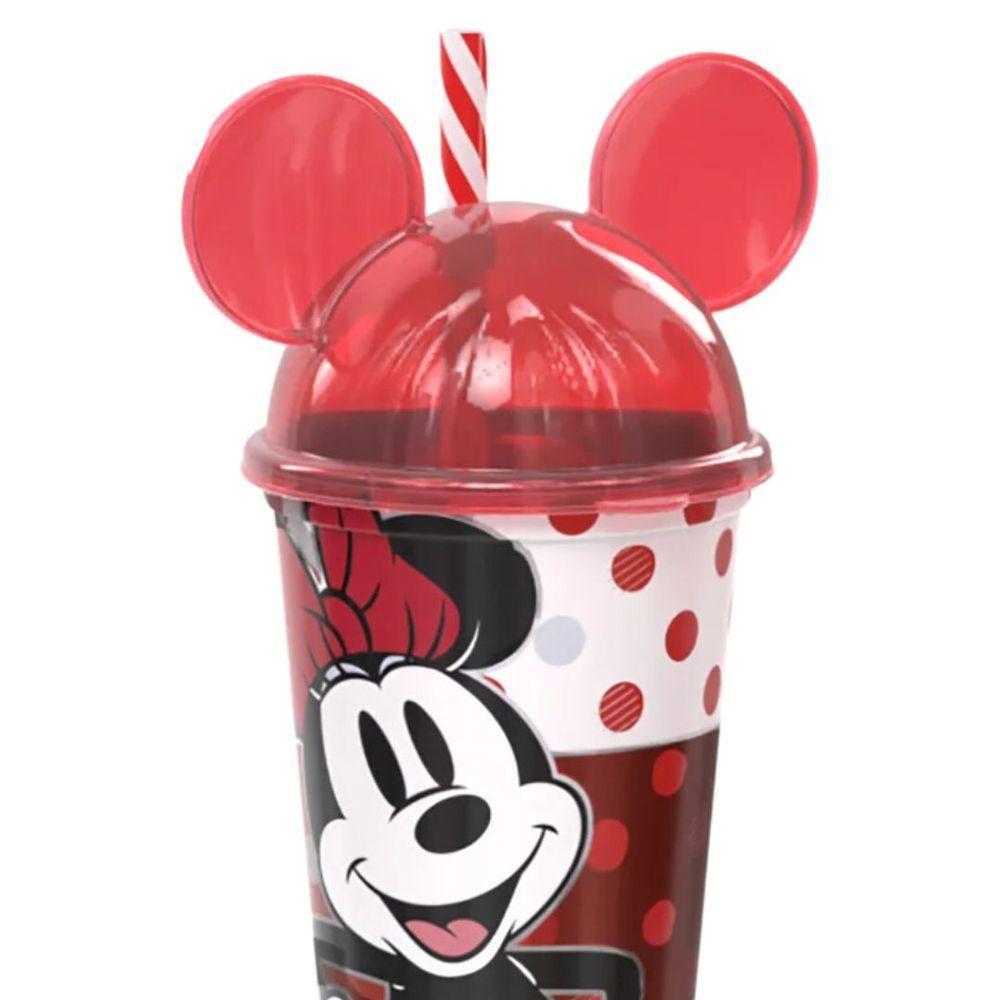 Kit Lancheira Minnie Disney Copo 500ml, Sanduicheira E Porta Frutas - Plasútil - 5
