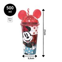 Kit Lancheira Minnie Disney Copo 500ml, Sanduicheira E Porta Frutas - Plasútil - 2