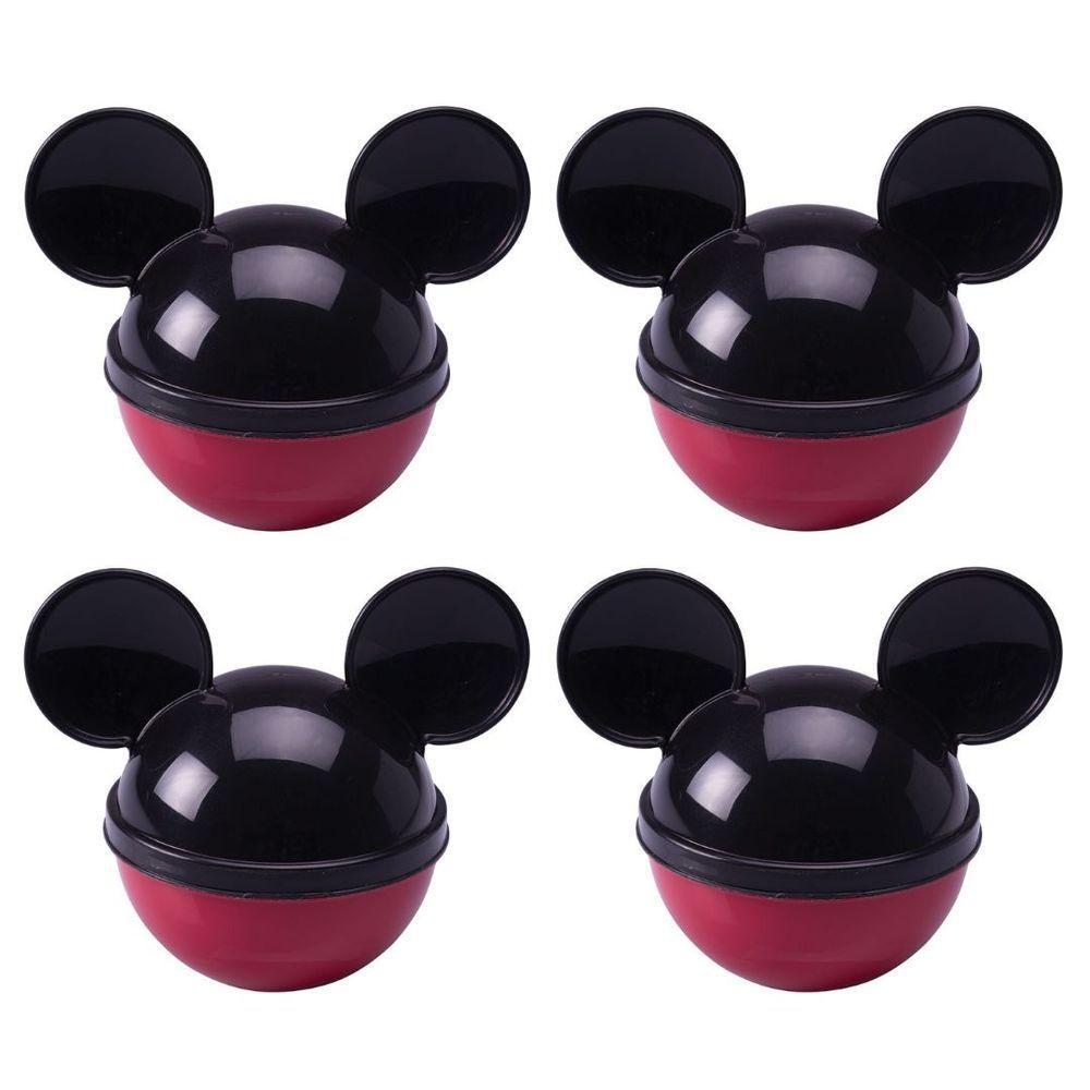 Kit 4 Porta Objetos Lembrancinha Aniversário Mickey 220ml - Plasútil - 1