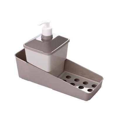 Jogo Porta Detergente, Esponja E Sabão Para Pia 600ml Prime - Plasútil