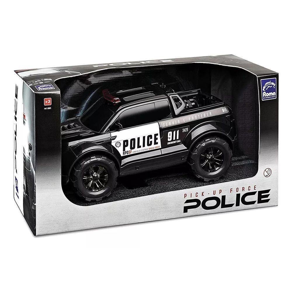 Carrinho Caminhonete Pick-up Grande 39cm Force Viaturas Police - 2