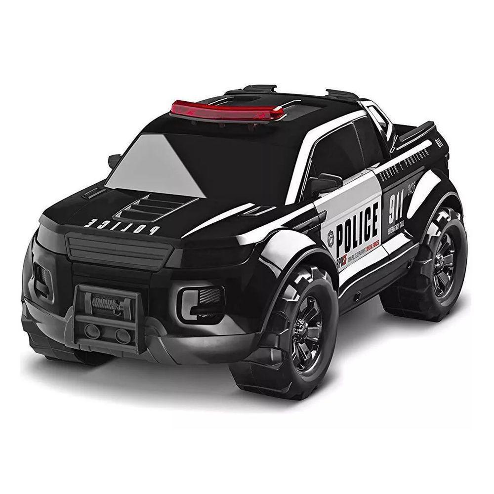 Carrinho Caminhonete Pick-up Grande 39cm Force Viaturas Police - 3