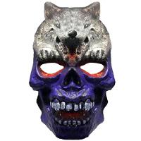 Máscara Caveira Com Lobo Halloween - 1