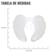 Kit Fantasia Anjo Infantil Com Asa Saia E Tiara - 1 Unidade - 9