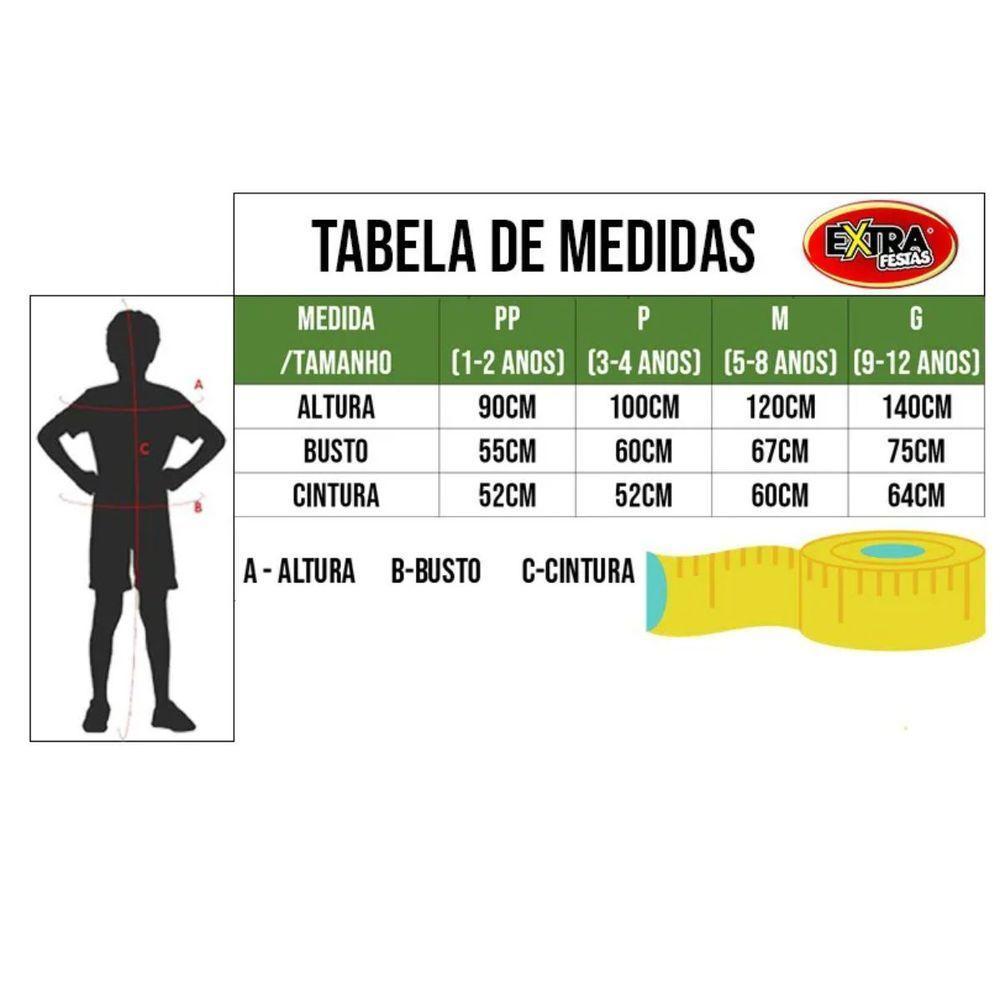 Fantasia Mulher Maravilha Infantil Filme Com Acessórios Tamanho M - 6