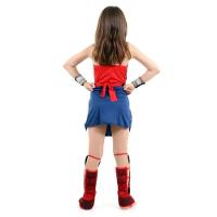 Fantasia Mulher Maravilha Infantil Filme Com Acessórios Tamanho M - 5