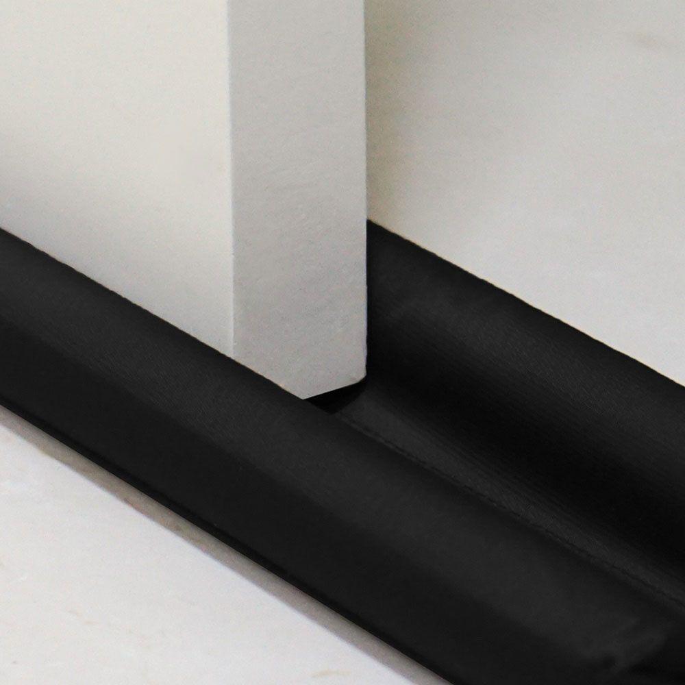 Protetor De Porta Duplo 100cm 1 Peça De Vinila Bagun Impermeável 100% Policloreto - Preto - 3