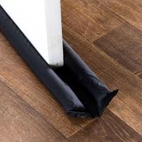 Protetor De Porta Duplo 100cm 1 Peça De Vinila Bagun Impermeável 100% Policloreto - Preto - 5