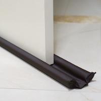 Protetor De Porta Duplo 100cm 1 Peça De Vinila Bagun Impermeável 100% Policloreto - Marrom - 1