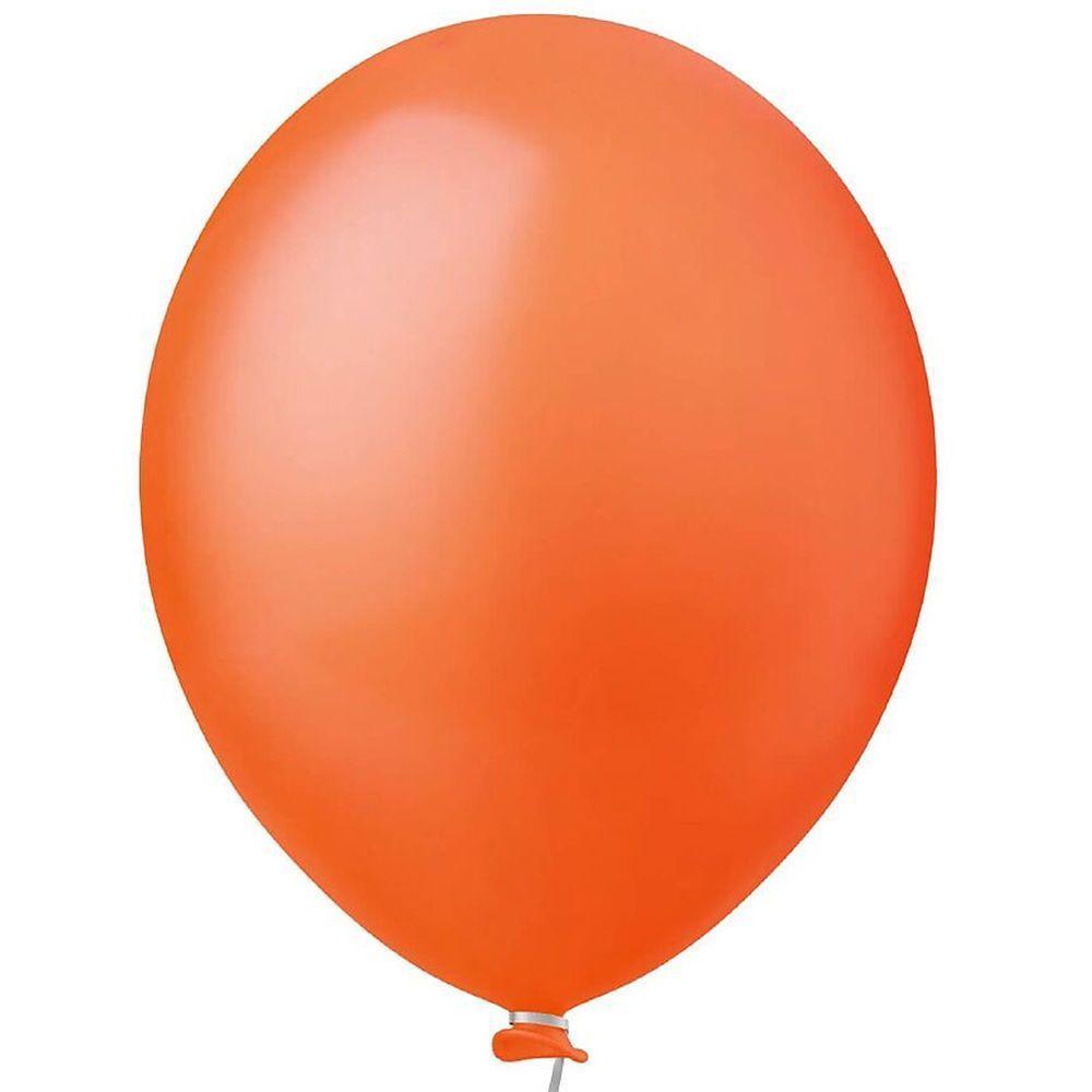 Balão De Látex Prime Laranja - 12 Polegadas - 25 Unidades - 1