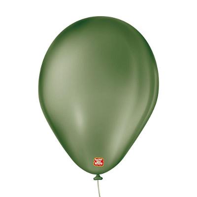 Balão Verde Eucalipto De Látex - 7 Polegadas - 50 Unidades