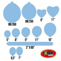 Balão Látex Candy Azul Claro - 8 Polegadas - 50 Unidades - 3