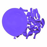 Balão Látex Violeta - 9 Polegadas - 50 Unidades