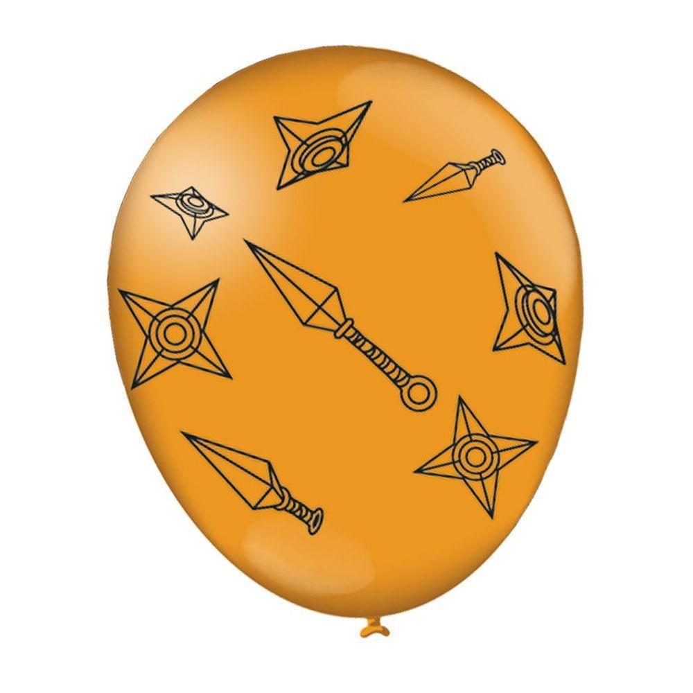 Balão Naruto Shippuden - 9 Polegadas - 25 Unidades - 4