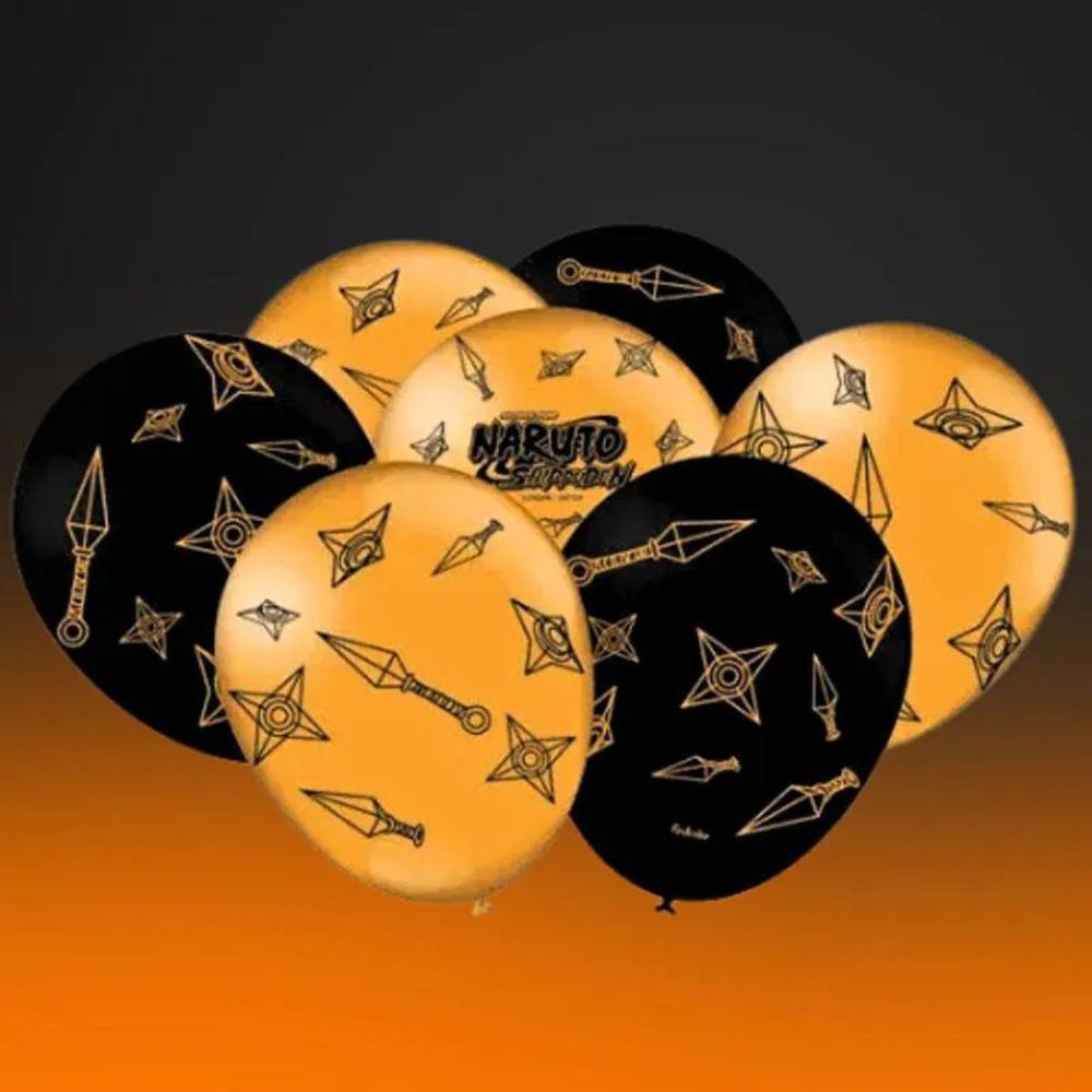 Balão Naruto Shippuden - 9 Polegadas - 25 Unidades - 6