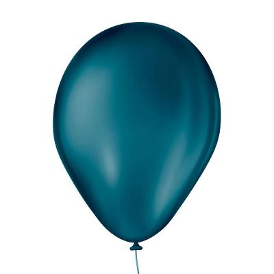 Balão São Roque Azul Petróleo Liso 7 Polegadas - 50 Unidades