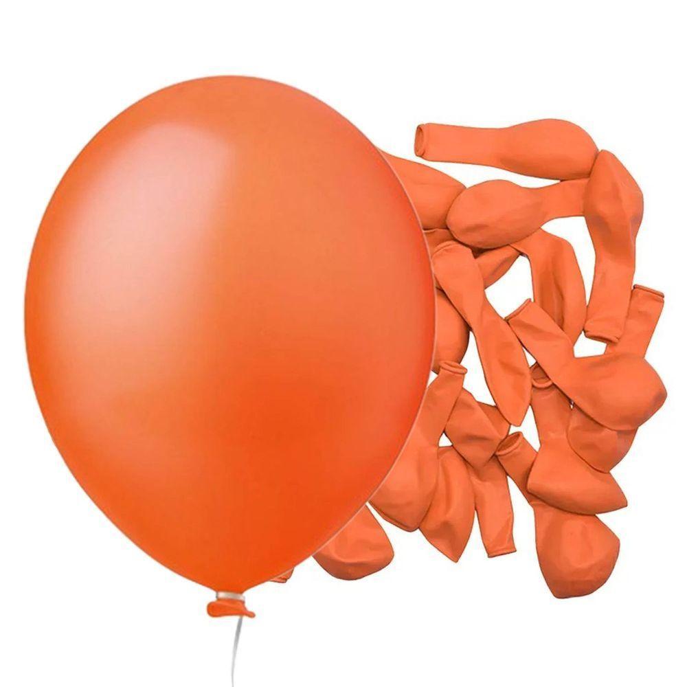 Balão De Látex Laranja - 5 Polegadas - 50 Unidades - 2
