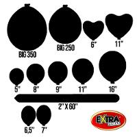 Balão Látex Preto - 9 Polegadas - 50 Unidades - 3