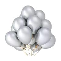 Balão Cromado Alumínio Natural - 12 Polegadas - 25 Unidades - 2