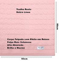 Jogo De Toalha Buettner Linea Nobre 100% Algodão Fio Penteado 5 Peças Branco E Dusty Rosê - 5