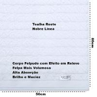 Jogo De Toalha Buettner Linea Nobre 100% Algodão Fio Penteado 5 Peças Azul Jeans E Branco - 5