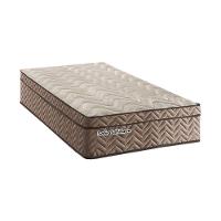 Colchão Solteiro Molas Ensacadas Masterpocket Safira Uniface Rustico Bege 88x188x30 - Paropas - 1