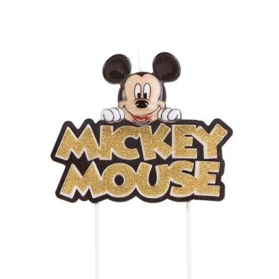 Vela De Aniversário Mickey Mouse