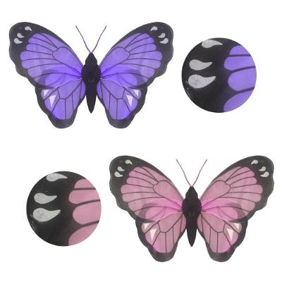 Asa De Borboleta Colorida Luxo Estampada Cor Rosa