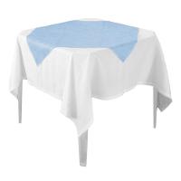 Toalha De Mesa Liso Azul Claro Tnt 70cm X 70cm - 10 Unidades - 1