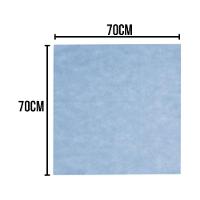 Toalha De Mesa Liso Azul Claro Tnt 70cm X 70cm - 10 Unidades - 3