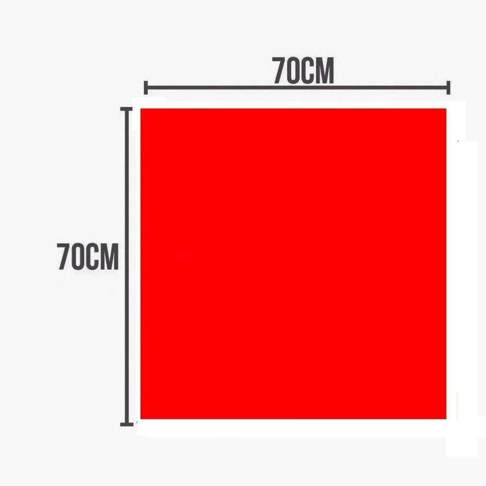 Toalha De Mesa Liso Vermelho Tnt 70cm X 70cm - 10 Unidades - 3