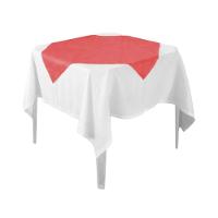Toalha De Mesa Liso Vermelho Tnt 70cm X 70cm - 10 Unidades - 1