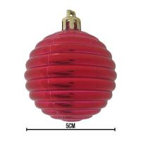 Bola De Natal Vermelha Kit Mista 5cm - 20 Unidades - 2