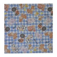 Toalha De Mesa Fazendinha Azul Tnt 70cm X 70cm - 5 Unidades - 2