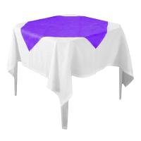 Toalha De Mesa Liso Roxo Tnt 70cm X 70cm - 10 Unidades - 1