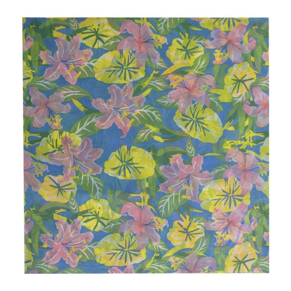 Toalha De Mesa Chita Azul Tnt 70cm X 70cm - 5 Unidades - 2