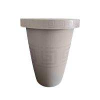 Vaso Grego Redondo 5 Litros - 27cm X 21cm Cor Areia - 3