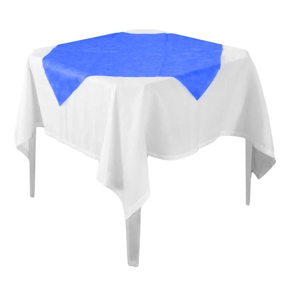 Toalha De Mesa Liso Azul Royal Tnt 70cm X 70cm - 10 Unidades - 1