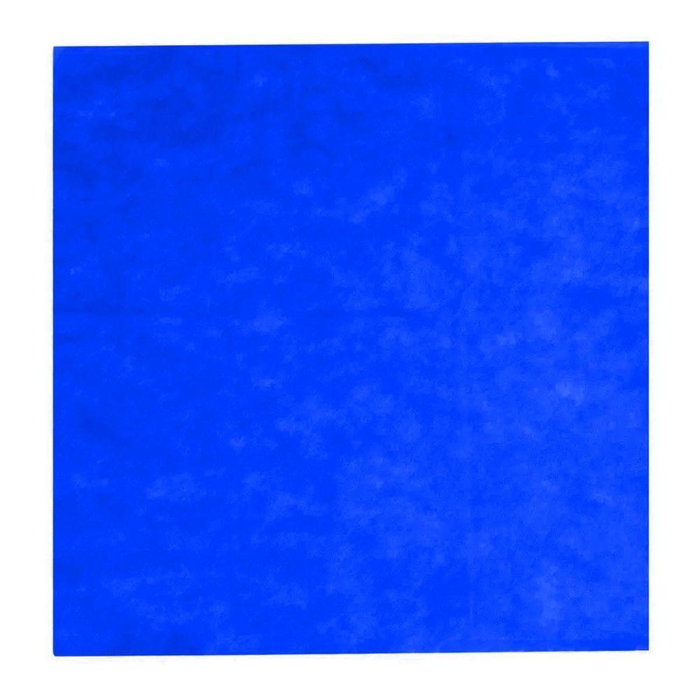 Toalha De Mesa Liso Azul Royal Tnt 70cm X 70cm - 10 Unidades - 2