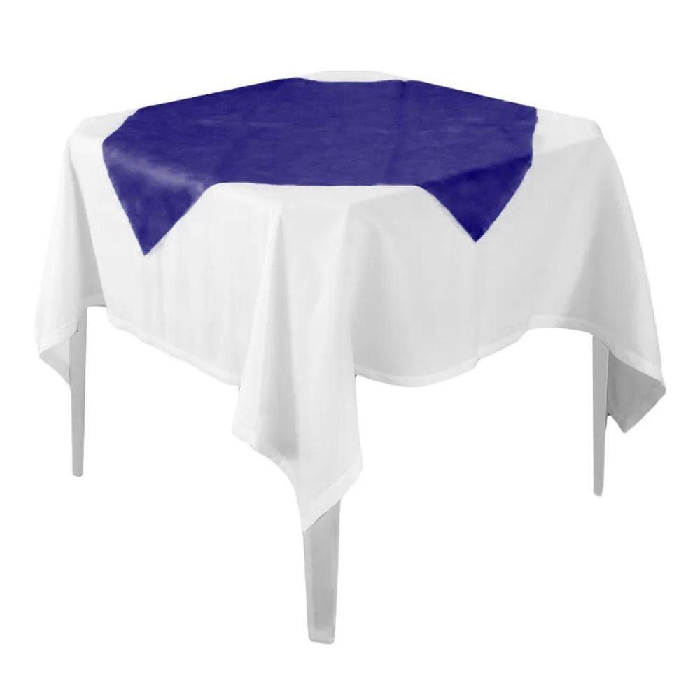 Toalha De Mesa Liso Azul Marinho Tnt 70cm X 70cm - 10 Un - 1