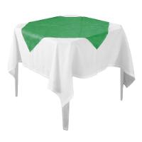 Toalha De Mesa Liso Verde Bandeira Tnt 70cm X 70cm - 10 Un - 1