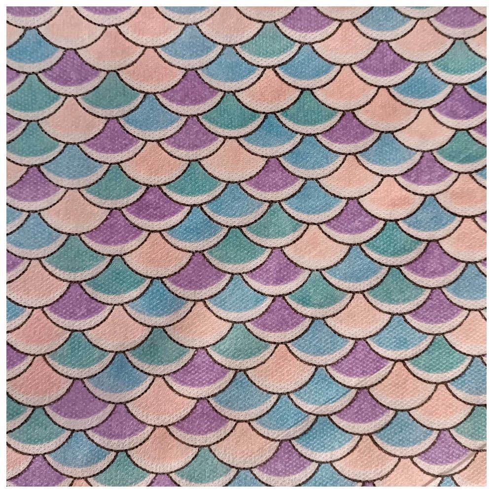 Toalha De Mesa Sereia Tnt 70cm X 70cm - 5 Unidades - 2